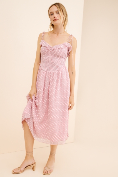 maxine midi dress Maxine Long Sleeve Midi Dress