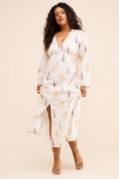 bohemian off the shoulder dress White Bohemian Off The Shoulder Ruffled Tassel High Waist Boho Maxi Dress, White / M