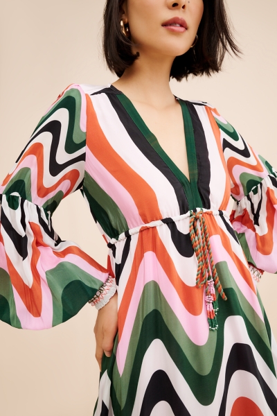 Wave Gradient Maxi Dress | Nuuly