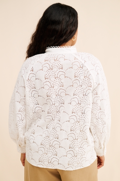 Portofino Eyelet Blouse Nuuly