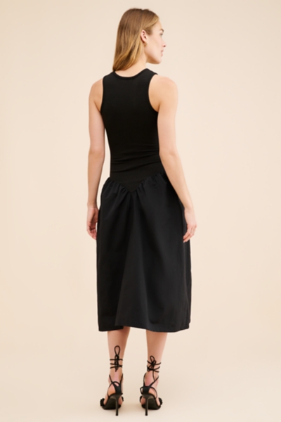 tank drop waist dress Kenneth Cole Women's Sleeveless Tank Midi Dress - Terra
