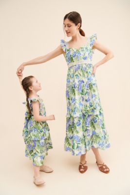 APOLINA 　BETTE Dress bluebell 3-5y Apolina AW23 – Junior Edition