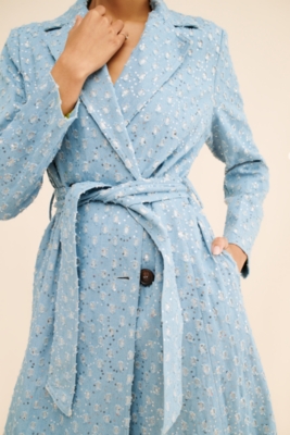 Denim Harper Trench Coat | Nuuly