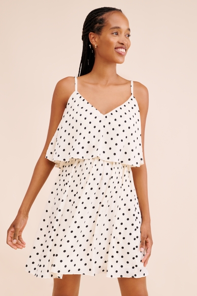 open lace back dress Floating by Pleated Neckline Mesh Midi Dress Embellished White main image 1