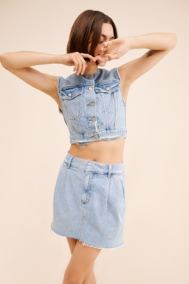 Becker Denim Mini Skirt | Nuuly