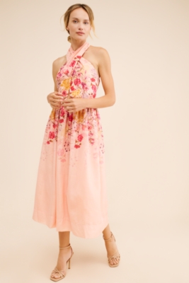 Florentine Halter Midi Dress
