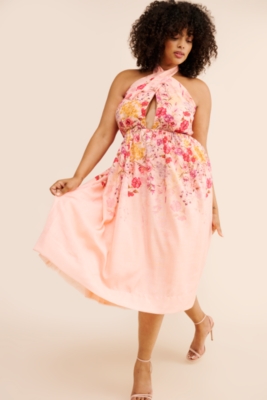 Florentine Halter Midi Dress