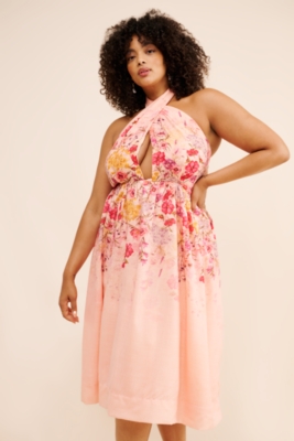 【REBECCA VALLANCE】FLORENTINE HALTER MIDI ホルターミディ Florentine Halter Midi Dress | Nuuly