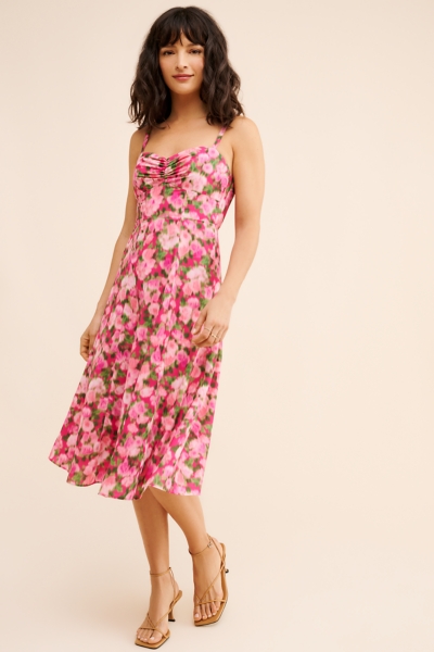Ruched Cup Midi Dress | Nuuly