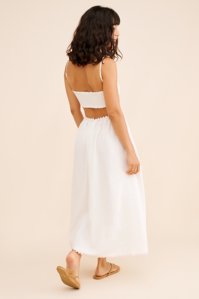 Scallop Midi Dress | Nuuly