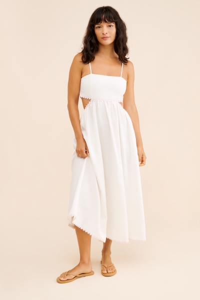 scallop midi dress English Factory