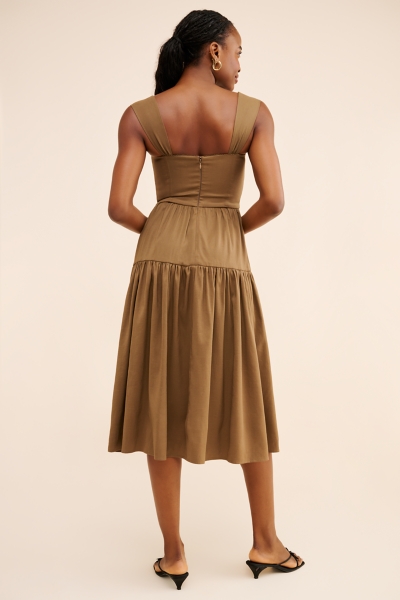 Strap Corset Midi Dress | Nuuly