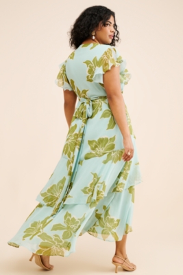 専用TOGA PULLA Rayon print dress 2023ss Floral Tiered Wrap Maxi Dress | Nuuly
