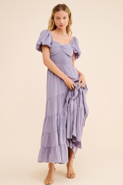 free people women's short sleeve sundrenched maxi dress Sundrenched Short-Sleeve Maxi Dress by Free People in Red, Size: S