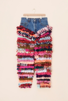 Tierra Whack Custom Ruffle Levi's 560 Jeans | Nuuly