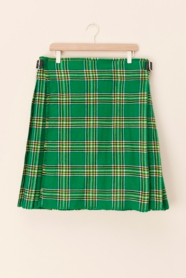 Tierra Whack Green Plaid Skirt | Nuuly
