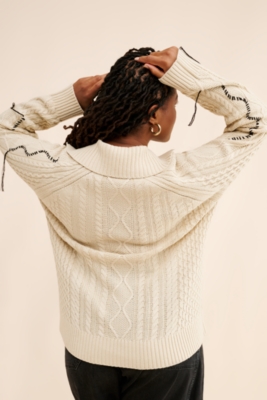 Cable Stitched Sweater | Nuuly