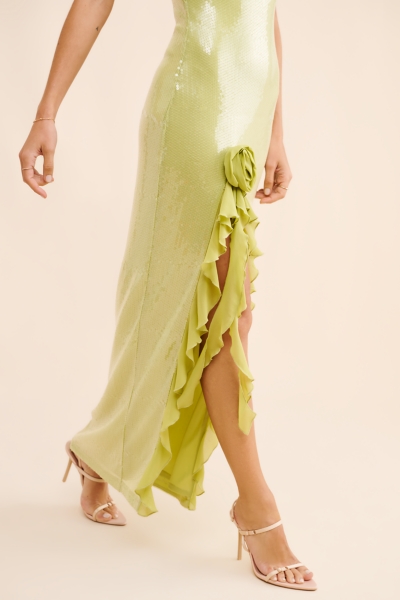 Strapless Sequin Maxi Dress | Nuuly