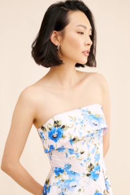 Pleated Tulle Sweetheart Dress