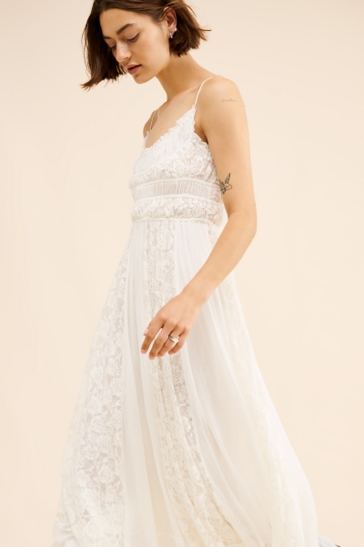 ◆le ciel a temps doux◆刺繍レースジャケット　オフホワイト クロシェレースシアージャケット – LIAN