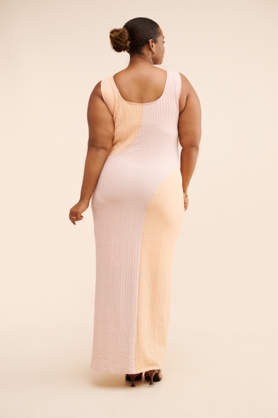 Colorblock Knit Maxi Dress | Nuuly