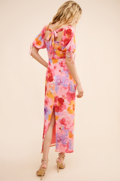 に*む様 apolina Magrit Sundress - Cornflowe Margot Column Maxi Dress | Nuuly