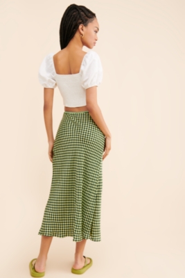 Absmera Checkered Slip Skirt | Nuuly