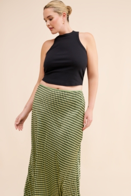 Absmera Checkered Slip Skirt | Nuuly