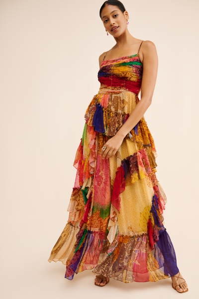 chiffon off shoulder maxi dress Mabel Off Shoulder Chiffon Maxi Dress / Lemon | MESHKI