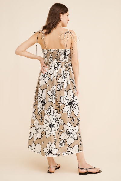 Maternity Floral Smocked Midi Dress | Nuuly