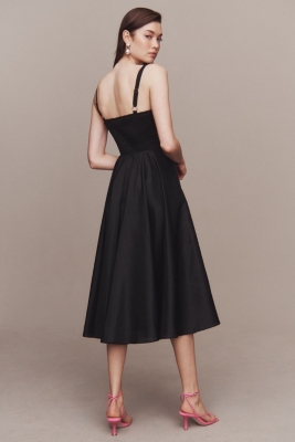 Sweetheart U-Neck Maxi Dress
