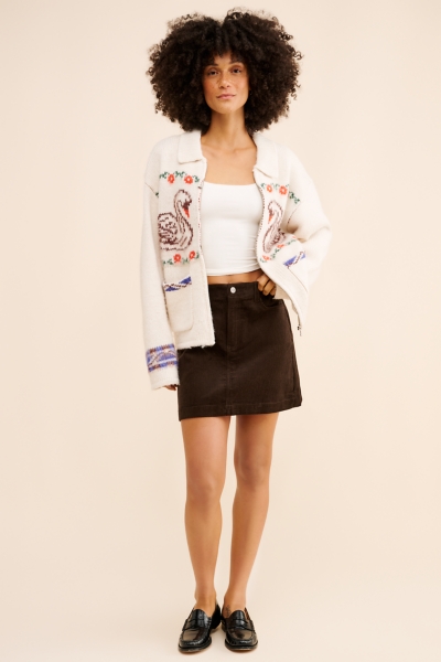 Swans Wool Blend Zip Sweater | Nuuly