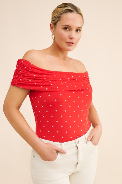 Divya Off-The-Shoulder Bodysuit | Nuuly