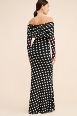 Thelma Polka Dot Maxi Dress