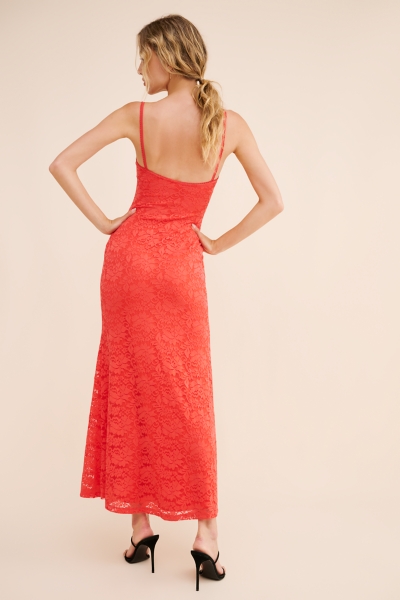 Vetiver Lace Midi Dress | Nuuly