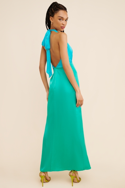 sachin and babi light blue dress MARILYN Silk Slip Dress – Lelasilk