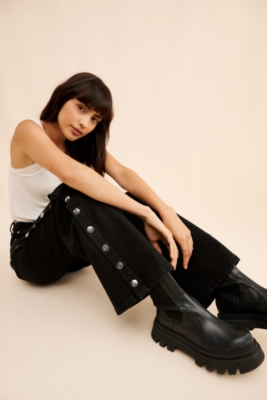 Snap Out Of It Wide Leg Jeans