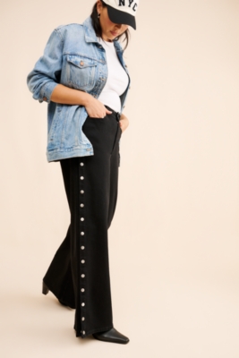 Snap Out Of It Wide Leg Jeans | Nuuly