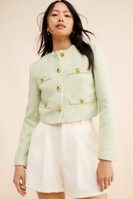 ROUROU2021A/W ロータスペーズリーフロッキーブルゾン レディース