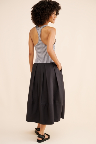 knee length dresses for ladies Venus Black Asymmetric Ruffle Bottom Bandage Dress 2XL / Black main image 0