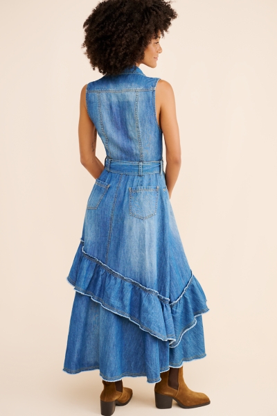 knee length dresses for ladies Liv Pleated Dress in Wine
