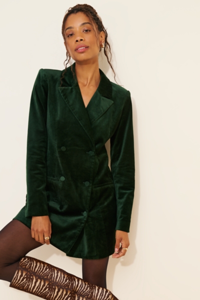 Exec Velvet Blazer Dress | Nuuly