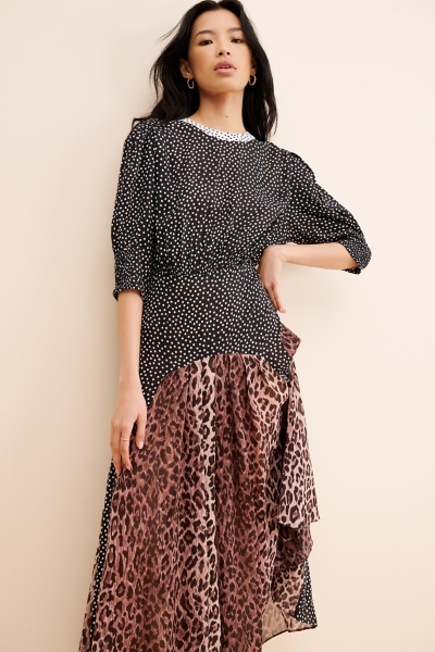 plus long sleeve midi dress Kiyonna Plus Size Diana Long Sleeve Midi Dress