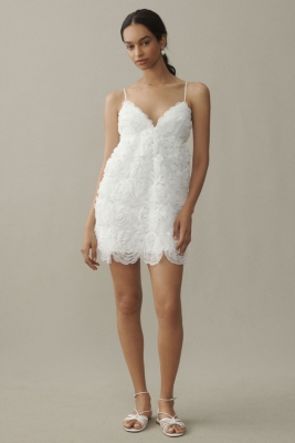 定番 V-Neck Tulle Rosette Mini Dress | Nuuly ワンピース