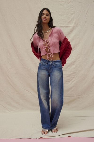 Jane Bow Tie-Front Cardigan | Nuuly