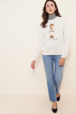 Arctic Fleece Polo Bear Crewneck Sweatshirt