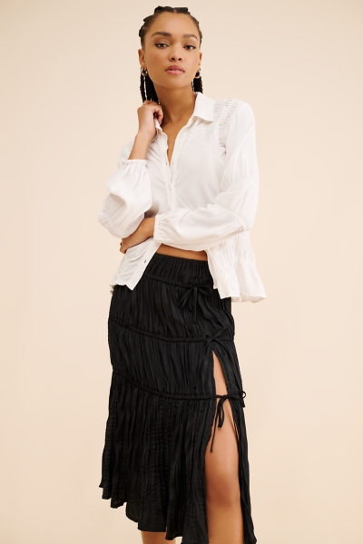 Maeve Silky Midi Skirt | Nuuly