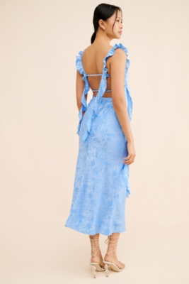 【新品タグ付き】Notting Hill Belted Dress S Pale Blue Penny Belted Dress | WHISTLES | Whistles US |