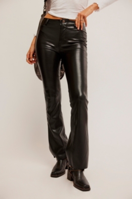 Level Up Vegan Slit Bootcut Pants | Nuuly