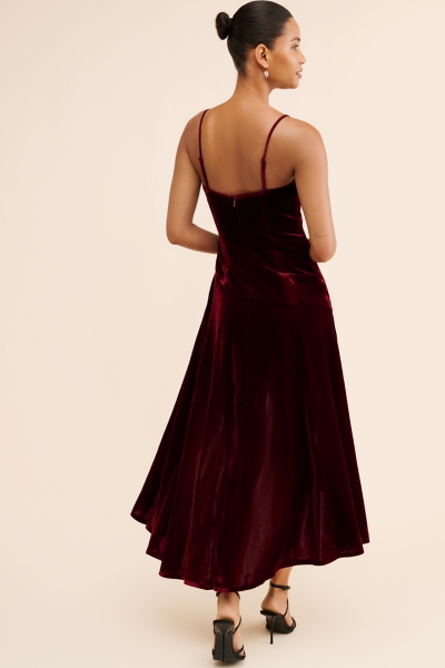 knee length dresses for ladies Sorella Ruffle Midi Dress main image 1